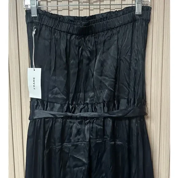 FRAME Harem Jumpsuit in Noir Black Women’s Size M - Picture 6 of 11